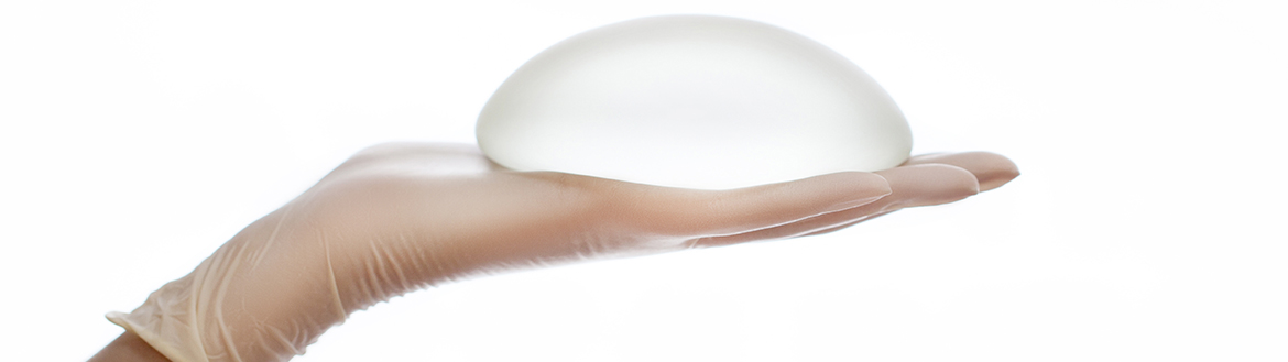 A photo of a breast implant