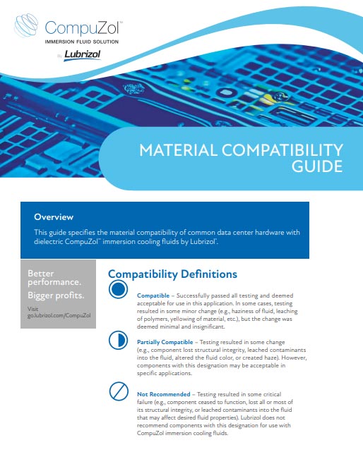Imagen en miniatura de la Guía de compatibilidad de materiales